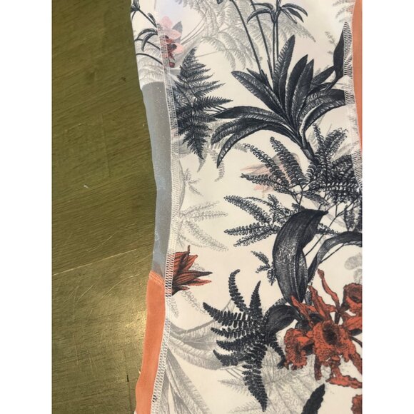 Zella High-Rise Compression Leggings In Tropical Toile Print M - Picture 2 of 10